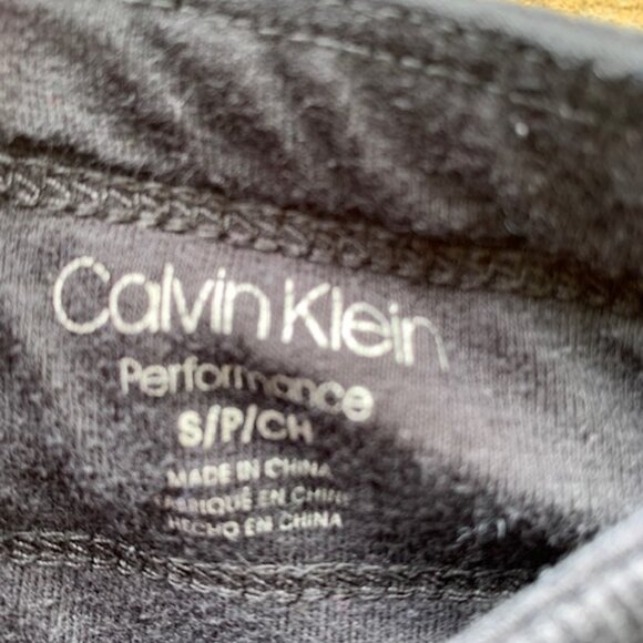 Calvin Klein performance black with white logo sweatpants. Size small - Picture 7 of 8